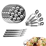 COOK CONCEPT Schnecken-Dienstprogramm, Silber, One Size, Einheitsgröße, KU6097