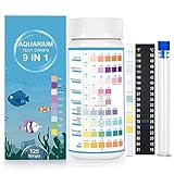 Joygain 9 IN 1 Teststreifen Aquarium for Wassertest: 125 Stück Aquarium Teststreifen Genaue...