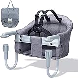 Orzbow Tischsitz Baby mit 5-Punkt-Sicherheitsgurt,Wasserdicht Tischsitz Faltbar Babysitz mit...
