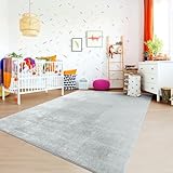 TT Home Teppich Kinderzimmer Waschbar rutschfest Kinderteppich Junge Mädchen Weich Pastell, Farbe:...