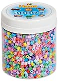 Hama Perlen 209-50 - Bügelperlen Dose mit ca. 3000 Midi Bastelperlen mit Durchmesser 5 mm, in...