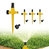 4 Paar Rasensprenger 360 Grad Bewässerungssystem Gartensprenger Automatische Garten Sprinkler...