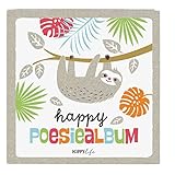 goldbuch 41 580 41580 Poesiealbum HAPPYlife mit Faultier Motiv, Album mit 96 weiße Seiten, Foto und...
