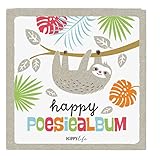 goldbuch 41 580 41580 Poesiealbum HAPPYlife mit Faultier Motiv, Album mit 96 weiße Seiten, Foto und...