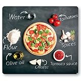 KESPER | Multi-Glasschneideplatte/Herdabdeckplatte/Herdblende, Material: ESG-Sicherheitsglas, Maße:...