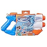 Super Soaker Twin Tide Wasserpistole doppelter Spritzpower Pump-Funktion großer 1,4L Wassertank...