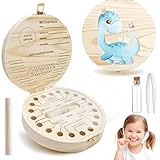 Zahnbox Holz Milchzähne Box,Milchzahndose,Zahnbox für Milchzähne,Milchzahndose...