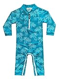 weVSwe Baby Junge Badeanzug UPF 50+ UV-Schutz Rash Guard mit Schritt Reißverschluss Sonnenanzug...