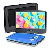 SUNPIN Tragbarer DVD-Player für Auto und Kinder mit Halterung, 10.5' HD-Bildschirm, 5 Stunden...