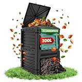 Oramics Thermokomposter 300L - Schnellkomposter für Garten & Terrasse - Wetterfest & robust -...
