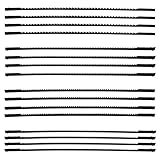 TXErfolg 16 Stück Dekupiersägeblatt 127mm Feinschnitt Laubsägeblätter mit Stift 10/15/18/24...