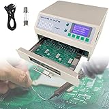 ANXYYDS Reflow-Ofen 800 W T962 Automatische Reflow-Lötmaschine 180 x 235 mm Professionelle...
