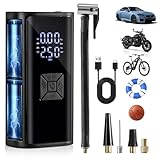 Tragbare Akku Elektrische Luftpumpe Fahrrad 150PSI - Hofeny Druckluftpumpe Luftkompressor...