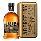 Aberfeldy 12 Jahre Single Malt Scotch Whisky in Goldbarren-Dose, 40 Vol.-%, 70 cl/700 ml,...