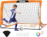 BELEEV 4x3 ft Fussballtore für Garten Kinder, Hochwertigen Portables Faltbar Fußballtor Kinder Set...