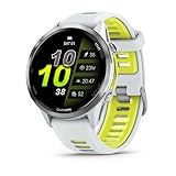Garmin Forerunner 970 – Whitestone-Gehäuse | hochwertige Lauf-Smartwatch mit Amoled-Display und...