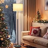 VASAGLE Stehleuchte, Standleuchte, Stehlampe, höhenverstellbare Leselampe, 140-170 cm hoch, modern,...