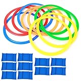 Gonetre 10er-Set -Speed-Ringe, Hoops, gymnastikringe, Turnringe, Sportringe, Trainingsgerät für...