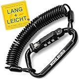 KOHLBURG 180cm extra-langes Zahlenschloss für die Tasche - Kabelschloss 3mm stark als...