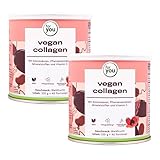 for you vegan collagen Pulver Waldfrucht + Hyaluronsäure Doppelpack - Enthält vegane...