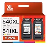 KEENKLE PG-540 XL CL-541 XL Wiederaufbereitet Tintenpatrone Kompatibel für Canon Druckerpatronen...