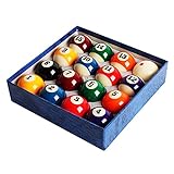ATNCKS Billardkugeln, 5,4 cm, 16 Billiard-Set, reine Phenolgröße, Billardkugeln als Ersatz, 57,2...