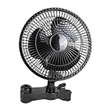 Generisch Clip-Ventilator | 122.99 Zoll Grow Ventilator| ABS Camping Ventilators leise kompakt mit 2...