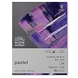 Winsor & Newton 6660771 Pastellpapier im Block mit Erdfarben - 24 Blatt 22,9 x 30,5cm , 160g/m²,...