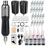 STIGMA Tattoo Maschine Set Wireless Tattoo Rotary Pen Kit Professionelles Tattoo-Maschinen-Set mit...