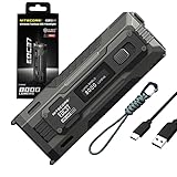 Nitecore EDC37 EDC37 Ultimate EDC Taschenlampe: doppelte Leistung - 8.000 Lumen x 8000 mAh mit...