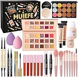 Muiefe Schminkset Frauen, All in One Make Up Set, Kosmetik Geschenkset mit Lidschatten Palette,...