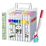 Tewzafiya Filzstifte | Set mit bunten Filzstiften – Zeichenstift wasserdicht & lustig für Klasse,...