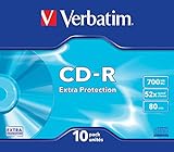 CD-R 80/700MB Verbatim Slim-Case, 10 Stück Pack