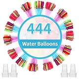 444 Stück Wasserbomben Selbstschließend，Wiederverwendbare Wasserbomben mit 4 Wasserhahn...