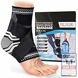 FIT MEDIC Enkelbrace | Professionele Voetbandage Verstelbaar & Flexibel | Unisex Enkelsteun Sport...