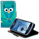 kwmobile Wallet Case kompatibel mit Samsung Galaxy S3 Mini i8190 Hülle - Cover mit Ständer und...