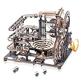 Robotime 3D Puzzle Holz Murmelbahn Trackball Modell Bausatz für Erwachsene Mechanische kugelbahn...