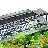 hygger Clip On Aquarium Beleuchtung, Vollspektrum Aquarium LED Beleuchtung,14W 24/7 Beleuchtungs...