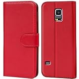 Verco Galaxy S5 Hülle, Handyhülle für Samsung Galaxy S5 Neo Tasche PU Leder Flip Case Brieftasche...