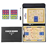 RoseFlower Taktiktafel Basketball, Taktikboard Basketball, Taktikbrett Taktikmappe Basketball mit...