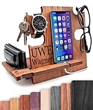 Docking Station (Name, Braun (walnut))
