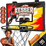 KESSER® Mini-Basketballkorb fürs Zimmer & Büro | Tür-Basketballkorb Indoor & Outdoor |...