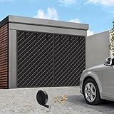 183 213 244 305 488cm Garage Magnetische Thermische Isolierte Tür Vorhang, Garagentorvorhänge für...