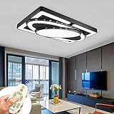 Deckenlampe LED Deckenleuchte 78W Wohnzimmer Lampe Modern Deckenleuchten Kueche Badezimmer Flur...