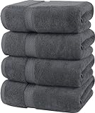 Utopia Towels - 4er-Pack Badetücher Set Premium 100% ringgesponnene Baumwolle 69 x 137 cm...