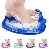 AXLOFO® Dusch Fußmassagegerät Scrubber, Dusch Fußreiniger Fußwäscher Fuß Wasch Pad,...