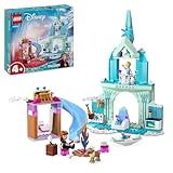 LEGO Disney Frozen Elsas Eispalast, Eiskönigin-Schloss-Spielzeug mit Prinzessin ELSA und Anna...