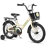 Glerc Bubble 16 Zoll Kinderfahrrad für 5 6 7 8 Jahre alte Jungen und Mädchen mit...