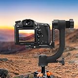 ROMYIX Gimbal Kamera Stativkopf 360° Panoramischer Gimbal Stativkopf mit...