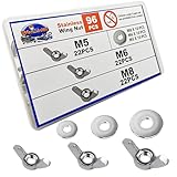 Wellzenith Flügelmutter, Edelstahl Flügelmuttern Kit mit Aufbewahrungskiste, Metric Thread...